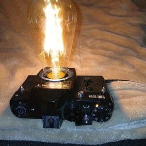 Vintage Camera Light Fixture
